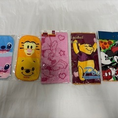 幼稚園保育園で使える巾着袋とタオルハンカチのセットの画像