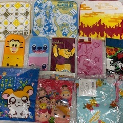幼稚園保育園で使える巾着袋とタオルハンカチのセット
