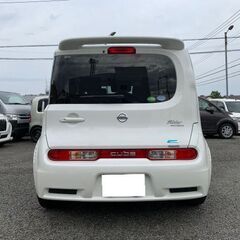  H25年式 日産 キューブ 1.5 ライダー ブラックライン 車検R8年3月までの画像