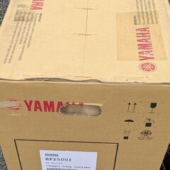 鹿児島発　ヤマハ　軽量　2.5kvaインバーター発電機EF2500i 未開封品　送料無料の画像
