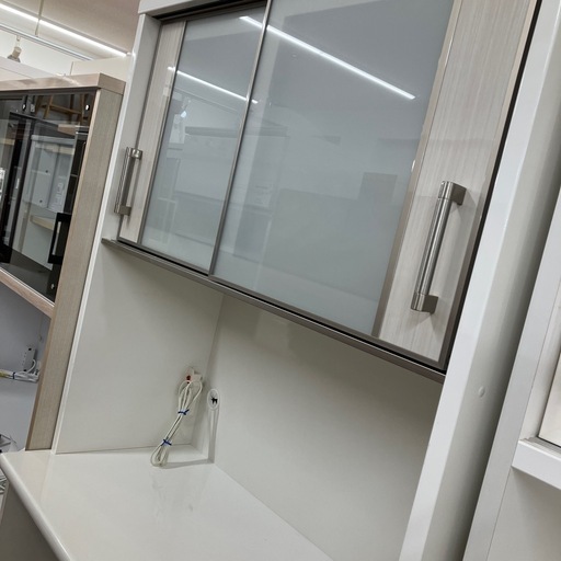 ニトリ　レンジボード　スライド2枚扉　4段引き出し