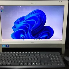★Windows11バージョンアップ済み！一体型デスクトップパソ...