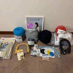 ズパゲッティ糸　持ち手など
