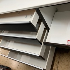 リユースマン倉敷 ニトリ　キッチンボード ブラウン キッチン収納 棚の画像