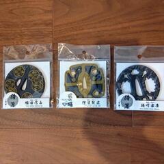【新品・未使用】コトブキヤ 『兵の膳』 鍔 ラバー コースター 7個セットの画像