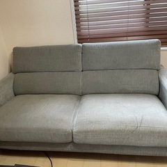 ニトリ　サザーラ　ソファー3人掛けの画像