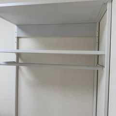 値下げ‼️引き取り早い方優先‼️ハンガーラック IKEA 棚 の画像