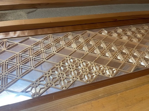 和室お洒落なガラスパネル