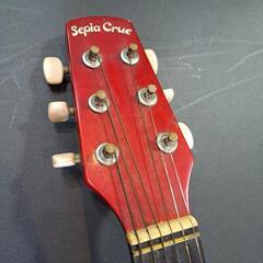 Sepia Crue ミニギター レッドサンバースト 現状品の画像