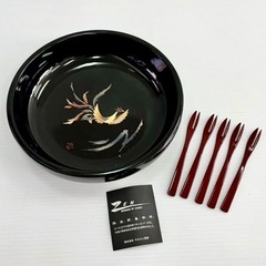 直接引き取り5%OFF　未使用品 食器まとめて5枚セット 陶器 漆器 お菓子器 深皿 カレー皿 一般家庭用品 飲食店 店舗用品 キッチン小物 保管品 602245の画像