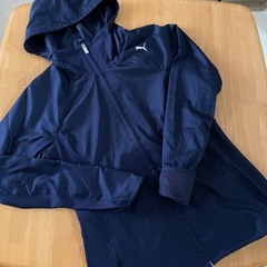 PUMA スポーツウェア Mサイズ ネイビー レディース