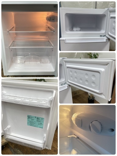 R401 ☀️ Haier 2ドア冷蔵庫（85L / 右開き）22年製 BR-85A ⭐ 動作確認済 ⭐ クリーニング済