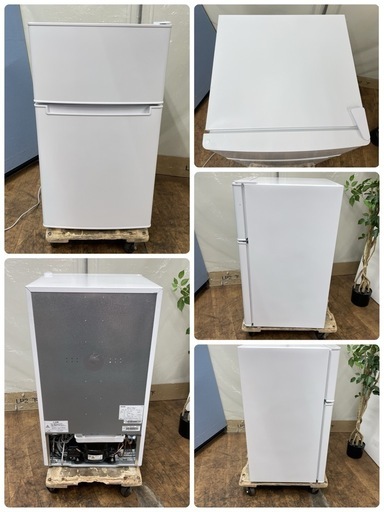 R401 ☀️ Haier 2ドア冷蔵庫（85L / 右開き）22年製 BR-85A ⭐ 動作確認済 ⭐ クリーニング済