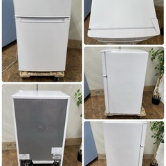 R401 ☀️ Haier 2ドア冷蔵庫（85L / 右開き）22年製 BR-85A ⭐ 動作確認済 ⭐ クリーニング済の画像