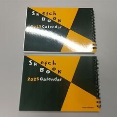 カレンダー付スケッチブック２冊セット★新品の画像