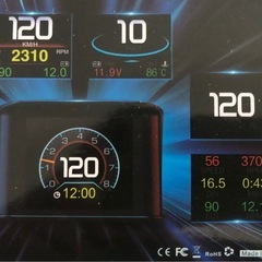 車載メーター　OBD2接続　診断機能搭載の画像