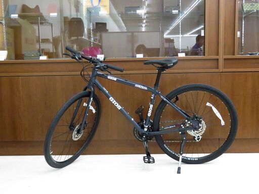北海道 千歳市/恵庭市 近郊配送 GIOS/ジオス MISTRAL DISC/ミストラルディスク 2023年 クロスバイク 700×32  3×8 24段階変速 ブラック系