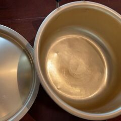 そうめん、キャンプのカレーに　日本製両手鍋　アルミ鍋　30cm　8.9Lの画像