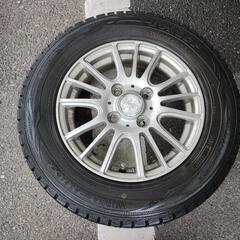 近日中処分◯軽自動車用他スタッドレスタイヤ155.65.14◯1...