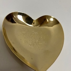 金色のサンタ小皿