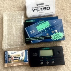 YAMAHA製ギターバスオートチューナー YT-150 新しい9V電池(¥640)装着済みの画像