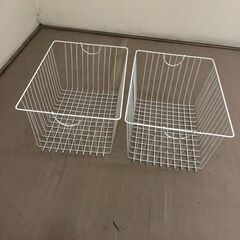 JM19949K)網籠2個口<幅：約26cm 奥行：約37cm ...