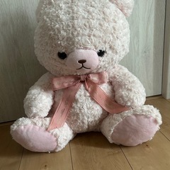 マイローズベアEX BIG ぬいぐるみ　ピンクの画像