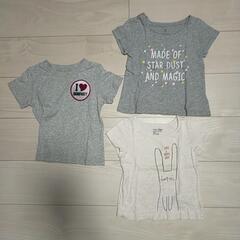 90 女の子 半袖Tシャツ 5点の画像