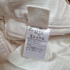 女の子 デニム 白　１００cmの画像