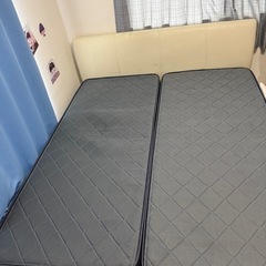 ニトリダブルベッドフレームの画像