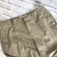 W135 未着用 Amazon essentials メンズ パンツ ライトカーキ 35W×28L シンプルの画像