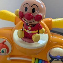 あんぱんマン　おもちゃ　手押し車　足こぎ　ビジーボードの画像