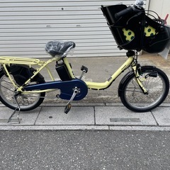 試乗🉑新車仕上げ⭐️中古子供乗せ電動自転車 パナソニックギュット前乗せ
