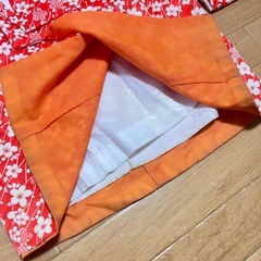 3歳　七五三 被布 着物 巾着 ３点セットの画像