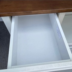キッチンボード 食器棚 レンジボード レンジ台 木製 ホワイトの画像