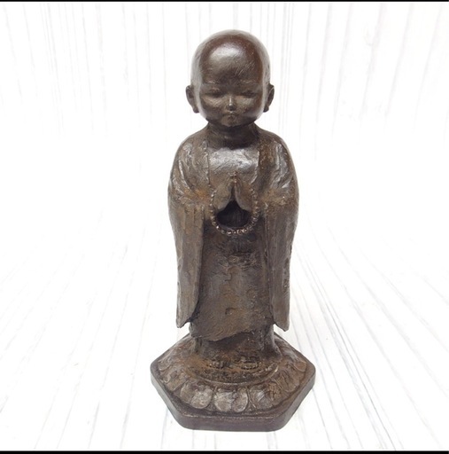 友沢正彦作 合掌地蔵菩薩【祈り】ブロンズ像