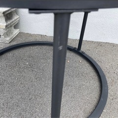 リビング 北欧風コーヒーテーブル 丸型テーブルの画像