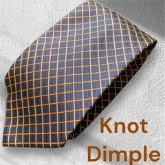 【美品】Knot Dimple クラバッタ ネクタイ チェック柄...