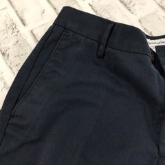 W139 未着用 Amazon essentials メンズ パンツ 28W×28L ネイビー ストレート シンプル アマゾンの画像