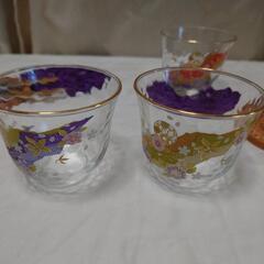 和柄　冷茶グラスとデザートスプーン　4個セットの画像