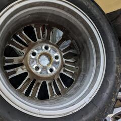 215/60R16クラウンホイール夏タイヤセットの画像