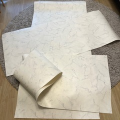未使用　ホワイト大理石調　東リ　クッションフロア　マット　床DIY