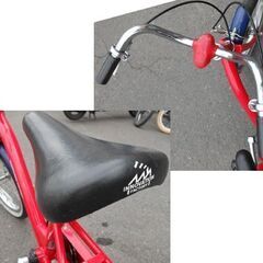 子供用自転車 16インチ  赤×青 子ども用自転車 ジュニアサイクル あさひ イノベーションファクトリー アサヒ ASAHI 札幌 西野店の画像