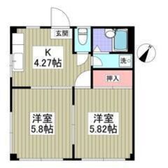 即入居可❕❕💜💙フリーレント1ヶ月付き💙💜敷礼ゼロ✨バストイレ別...