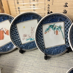 ☆ドリーム２号館☆丸谷焼/絵ごよみ/小皿セットの画像