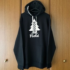 新品 WOODS Field BLACK プルオーバーパーカー スウェットの画像