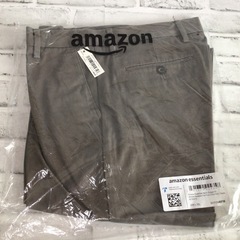 W140 未着用 Amazon essentials メンズ パンツ カーキ 30W×30L ストレート シンプル 無地
の画像