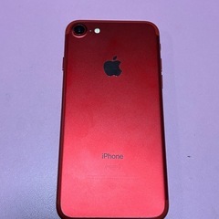 売り切れ　美品　iPhone7 128gb SIMフリー　　レッドの画像