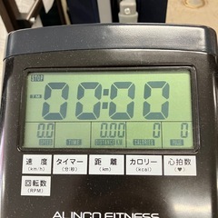 O2506-077　 ALFITS フィットネスバイク 年式不明　通電確認済み キズ汚れ有りの画像