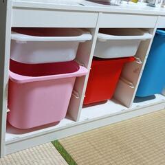 キッズ収納ラック オモチャ入れ 棚の画像